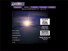 Tablet Screenshot of dewittindustries.com
